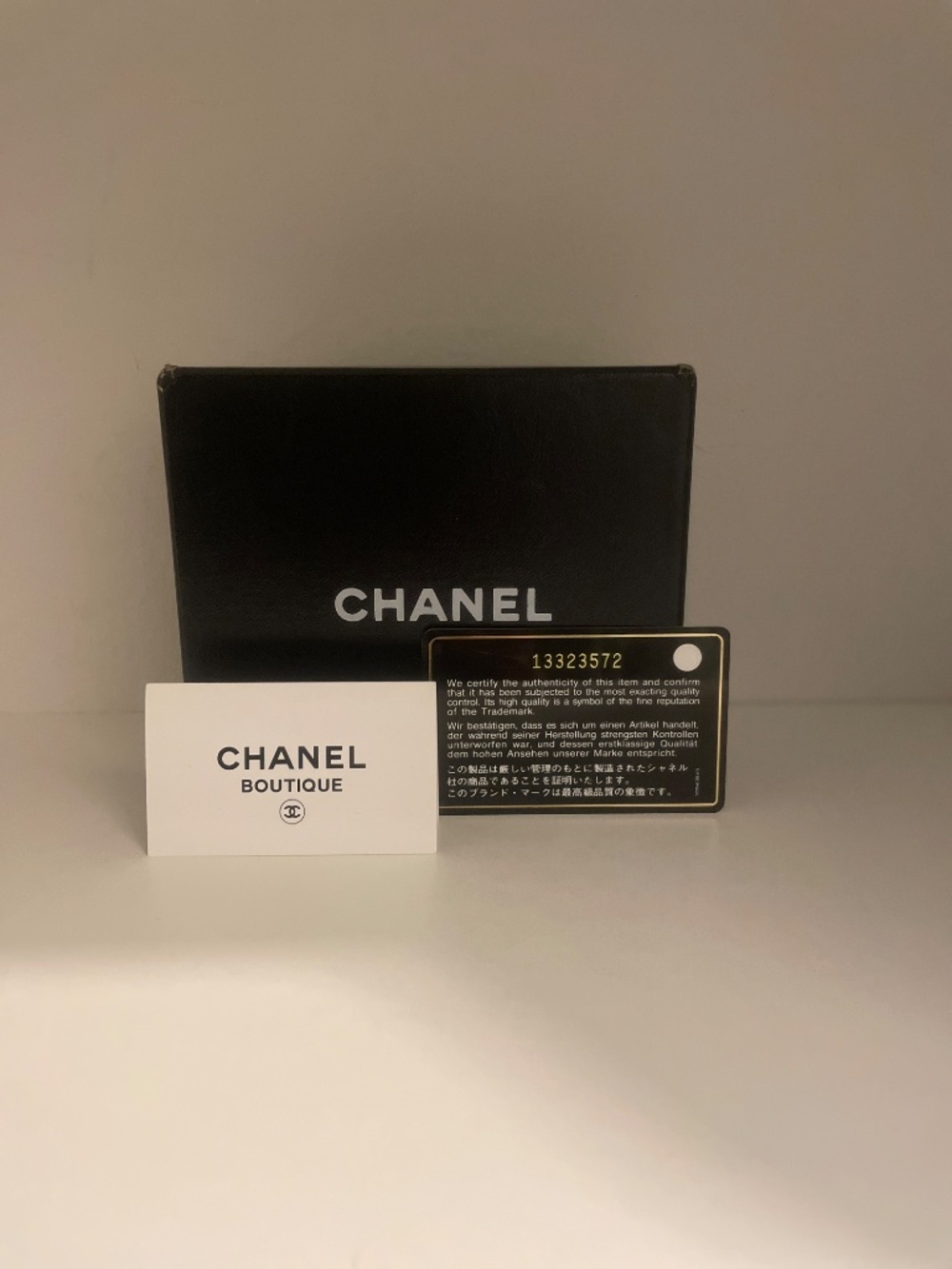 CHANEL Black Lambskin Quilted Wallet - Picture 8 of 12